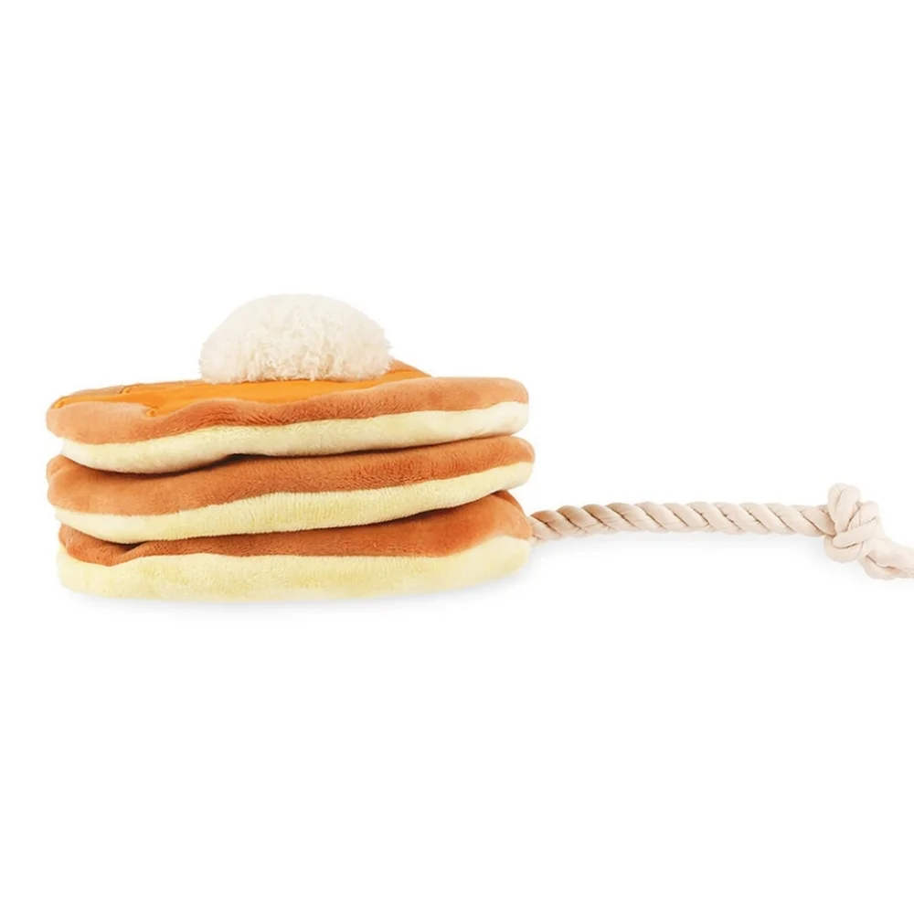 P.L.A.Y. IHOP Breakfast Pancake Pip Stack Dog Toy - New With Tags